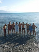 La Podistica inaugura il 2015 con un bagno nel mare di Scario!