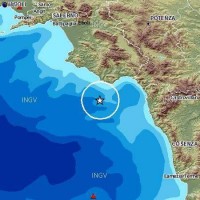 Scossa di magnitudo 3.9 nel mare cilentano