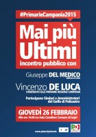 Regionali: Vincenzo De Luca nel Golfo di Policastro