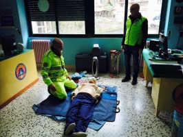 I volontari della Protezione Civile sangiovannese formati da un corso di primo soccorso