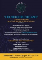 La Fondazione Pietro De Luca organizza la premiazione del concorso Cilento oltre l'oceano