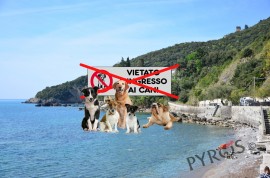 Niente cani alla Tragara, arriva il divieto dei vigili