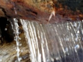 Problema idrico: le foto del guasto