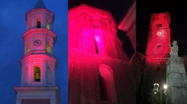 I campanili illuminati di rosso: per il diritto alla vita, contro la pena di morte