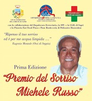 A Luigi Bellizzi il Premio del Sorriso di Cittadinanzattiva. A Nicola D'Angelo il Premio speciale 'Alto Senso Civico'