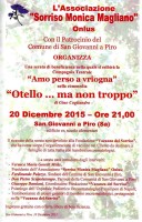 Otello...ma non troppo: in scena la compagnia teatrale 'Amo perso a vriogna'