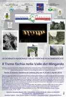 Fischia il treno nella valle del Mingardo