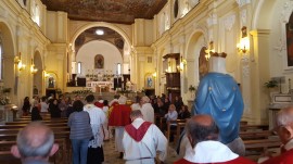Evento storico: Pietrasanta giunta nella Concattedrale di Policastro Bussentino