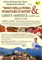 Prima edizione di Bosco nella storia & sfumature di sapori: Tour enogastronomico e Rappresentazione teatrale sui moti del 1828