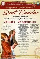 Bosco accoglie la nuova statua di Sant'Emidio