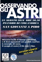 Osservando gli astri rinviato al 26 agosto 