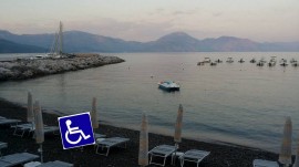 Scario: Oggi l'inaugurazione di un punto di accesso spiaggia per disabili