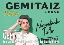Il rapper Disco d'Oro Gemitaiz in concerto a San Giovanni a Piro