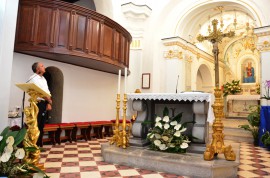 Lectura Dantis al Santuario di Pietrasanta: Alessandro Sorrentino recita il XXXIII canto del Paradiso