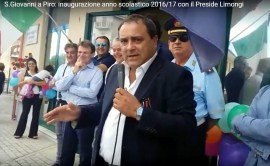 San Giovanni a Piro: il preside Limongi inaugura il nuovo anno scolastico