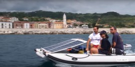 Navigare nelle acque della Masseta grazie ai pannelli solari. Il futuro e' ora