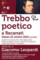 Trebbo poetico a Recanati dedicato a Leopardi. Alessandro Sorrentino dara' voce alle liriche dell'Artista