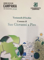 Comuni Ricicloni: a San Giovanni a Piro il premio speciale Teniamoli d'Occhio. Tortorella il Comune Riciclone campano del 2016