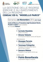 La gestione delle risorse idriche e gli investimenti della Regione