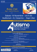 Il Rotary e l'autismo: a Sapri il forum distrettuale dal titolo 'Risposte per il presente e sfide per il futuro'