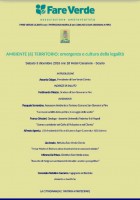 Ambiente (e') Territorio: emergenza e cultura della legalita'