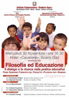Filosofia ed Educazione, il primo incontro/seminario dell'Istituto Gaza relativo al progetto Filosofia per bambini