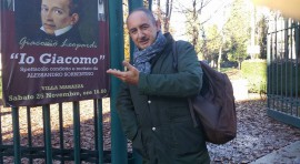 Io Giacomo, Alessandro Sorrentino emoziona la platea di villa Marazza di Borgomanero