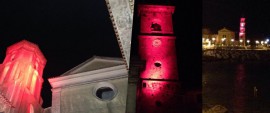 Campanili illuminati di rosso? vi spieghiamo il perche'!