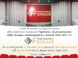Dopo il lungo periodo di chiusura, riapre al pubblico il Cineteatro Ferrari di Sapri
