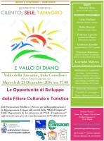 Distretto Turistico Cilento, Sele, Tanagro e Vallo di Diano: Le Opportunita' di Sviluppo della Filiera Culturale e Turistica