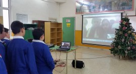 Scambio degli auguri di Natale in videoconferenza tra gli studenti di Celle di Bulgheria e di Veliki Preslav