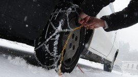 Obbligo di pneumatici da neve o catene a bordo sulle strade provinciali fino al 15 aprile