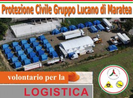 Azione di formazione con prove di montaggio di un campo in emergenza per eventi calamitosi