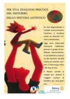 Il Rotary in campo per la diagnosi precoce del disturbo dello spettro autistico
