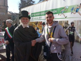 Straordinaria prestazione di Alessio Sorrentino alla maratona di Giuseppe Verdi. Ora e' secondo tra i maratoneti sangiovannesi