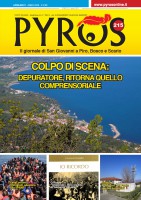 Colpo di scena sul depuratore e novita' dall'antenna al Ponte, tutto sul numero 215 di Pyros