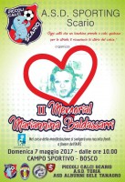 L'ASD Sporting Scario presenta il II Memorial Mariannina Baldassarri