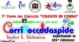 Cilento di Corsa giunge alla 7^ tappa con la 24^ edizione della CorriRoccadaspide