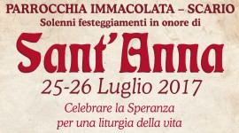 Scario, ecco il programma della Festa di Sant'Anna 2017