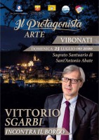 Vittorio Sgarbi a Vibonati, in attesa del ''Tirone delle Eccellenze''