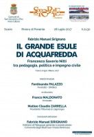 La presentazione del volume ''Il Grande Esule di Acquafredda'' inaugura la rassegna Storie in Piazza 2017