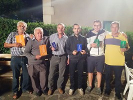 Concluso il XVII torneo di Tressette a San Giovanni a Piro