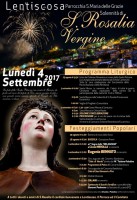 Tutto pronto a Lentiscosa per Santa Rosalia, ecco il programma completo della festa