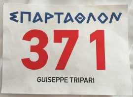 Giuseppe Tripari giunto in Grecia, tutto pronto per la seconda Spartathlon dell'ultramaratoneta italiano