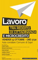 Tra reddito di cittadinanza e microcredito: a Sapri si discute di Lavoro