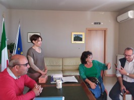 Il sindaco della cittadina austriaca Drassburg in visita a Santa Marina