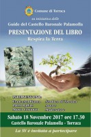 Torraca, il Castello Palamolla ospita la presentazione del saggio ''Respira la Terra'' di Paolo Baffari