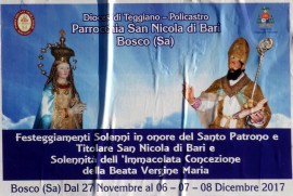 Bosco: Mercatini di Natale e feste in piazza in occasione di San Nicola e dell'Immacolata