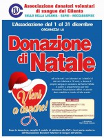 Cilento, raccolta sangue straordinaria in occasione delle festivita' natalizie