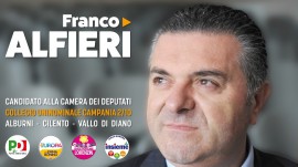 Franco Alfieri a Sapri per l'apertura del Comitato elettorale